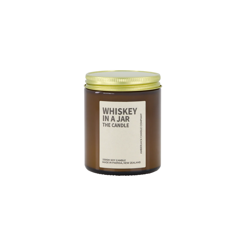 Amberjack Whiskey in a jar - Soy Candle - Threadbox