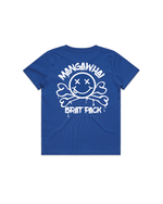 Brat Pack kids tee blue - Threadbox