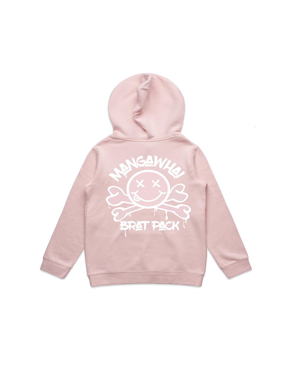 Kids pink Brat Pack Hood - Threadbox