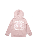 Kids pink Brat Pack Hood - Threadbox