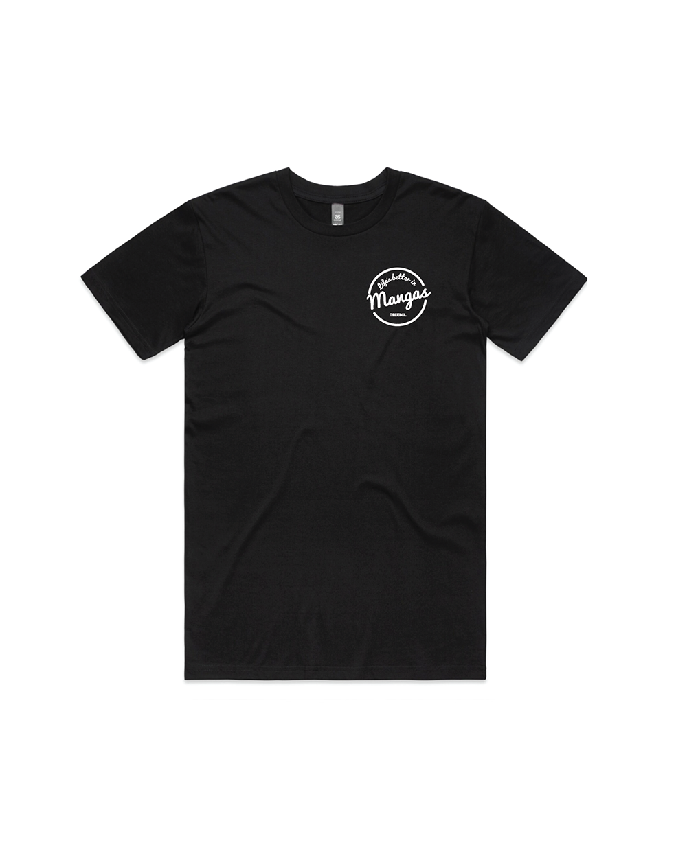 Mens Life's Better Black Tee - Threadbox