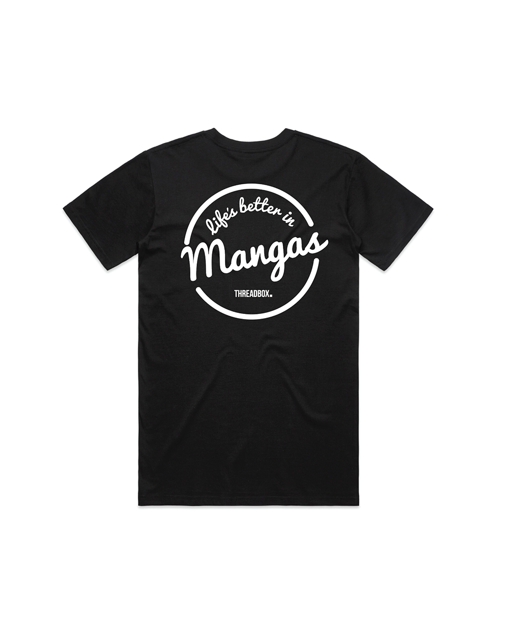 Mens Life's Better Black Tee - Threadbox