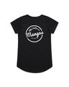 Ladies Life's Better Black Tee - Threadbox