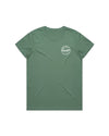 Ladies Life's Better Sage Tee - Threadbox