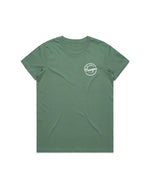 Ladies Life's Better Sage Tee - Threadbox