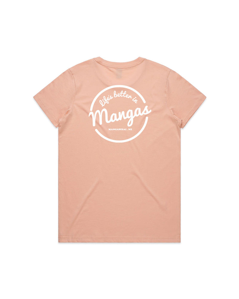 Ladies Life's Better Pink Tee - Threadbox