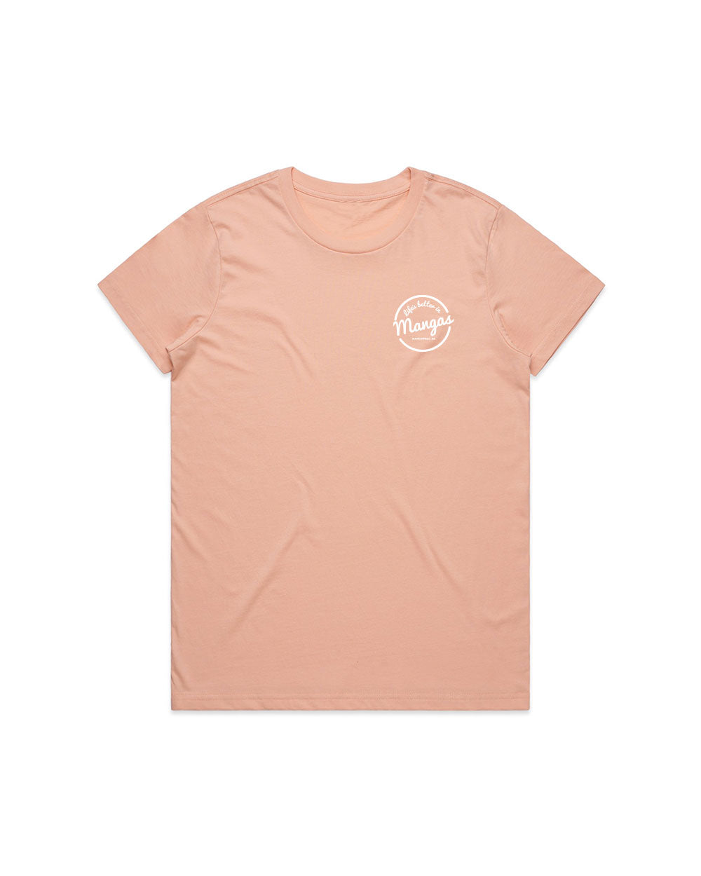 Ladies Life's Better Pink Tee - Threadbox
